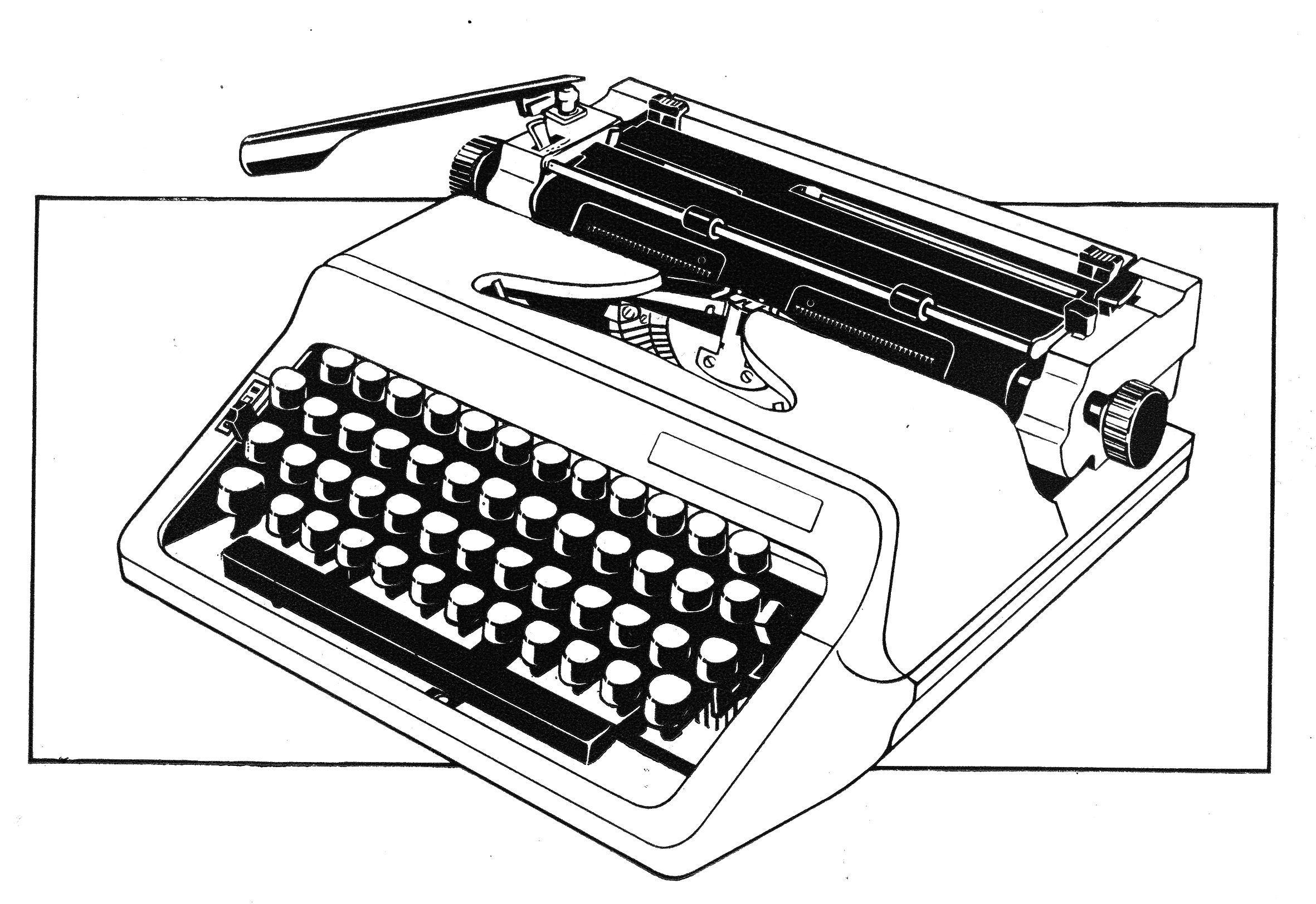 Optima Typewriter Image 01 small BW
